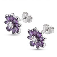 Pendientes Brosway Mujer FANCY - MAGIC PURPLE in Plata FMP137